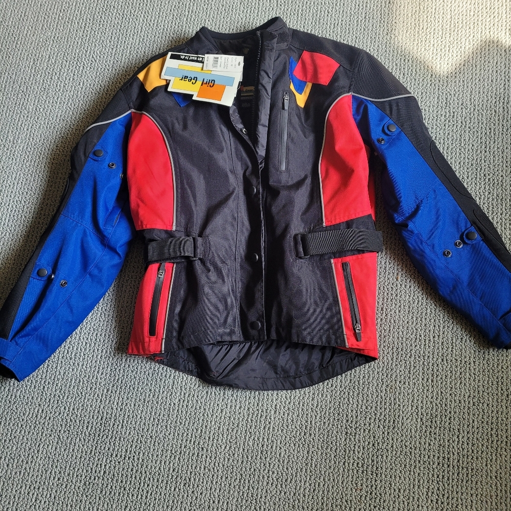Girl gear pacific padded motorcycle jacket xlarge